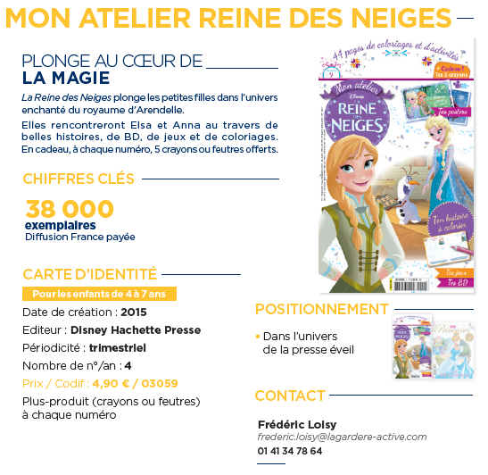MON ATELIER REINE DES NEIGES